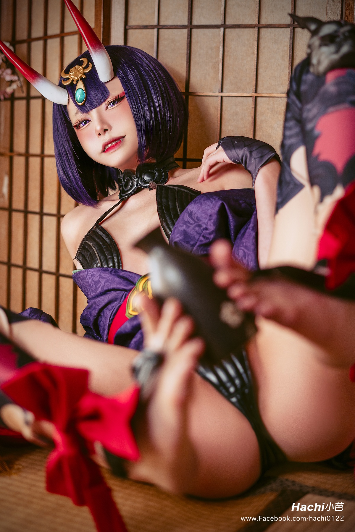 图片[3]-「微博萝莉」Hachi 小芭 NO.005 酒吞童子 Shuten Douji FGO-COS世界