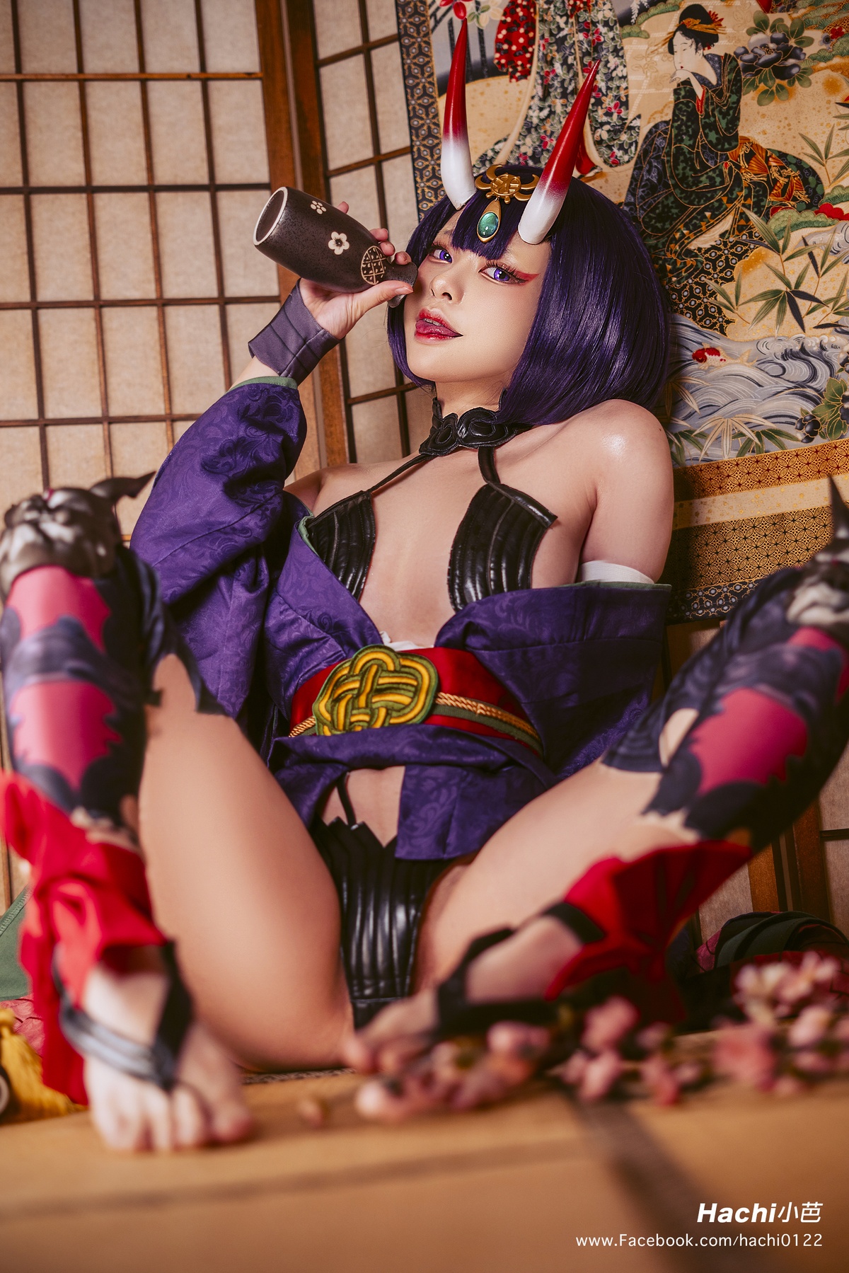 图片[2]-「微博萝莉」Hachi 小芭 NO.005 酒吞童子 Shuten Douji FGO-COS世界