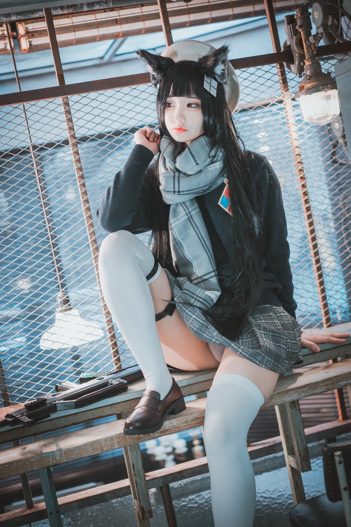 图片[3]-「韩国网红」Jenny  – NO.19 Jenny – 白色毕业季少女前线-COS世界