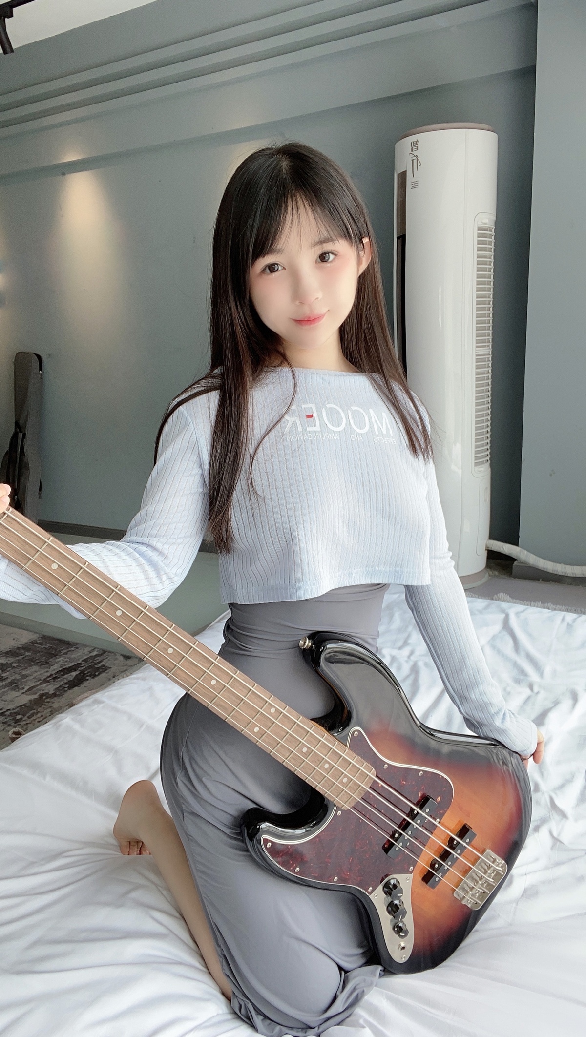 图片[3]-「网红萝莉」桜井宁宁2021年最新出品套之吉他妹妹-COS世界