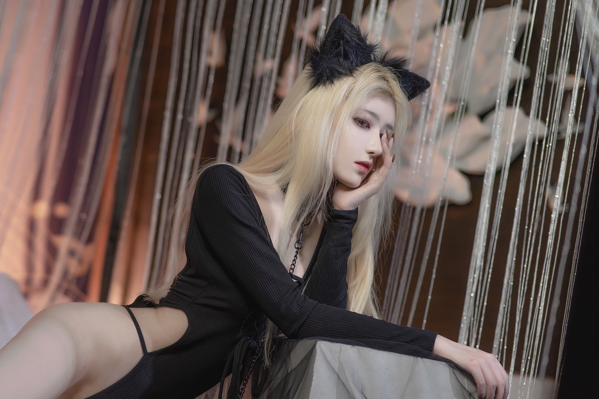 图片[3]-南桃Momoko – NO.80 黑猫咪-COS世界
