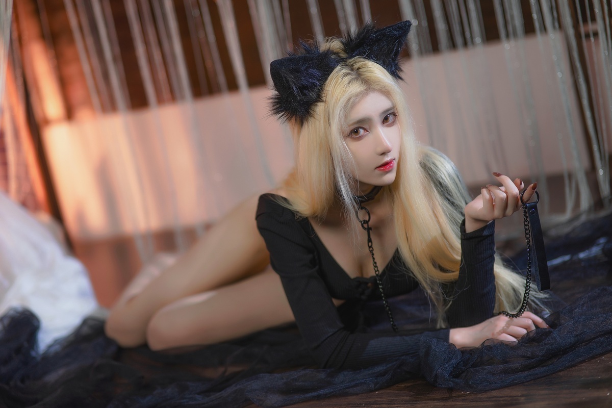 图片[2]-南桃Momoko – NO.80 黑猫咪-COS世界