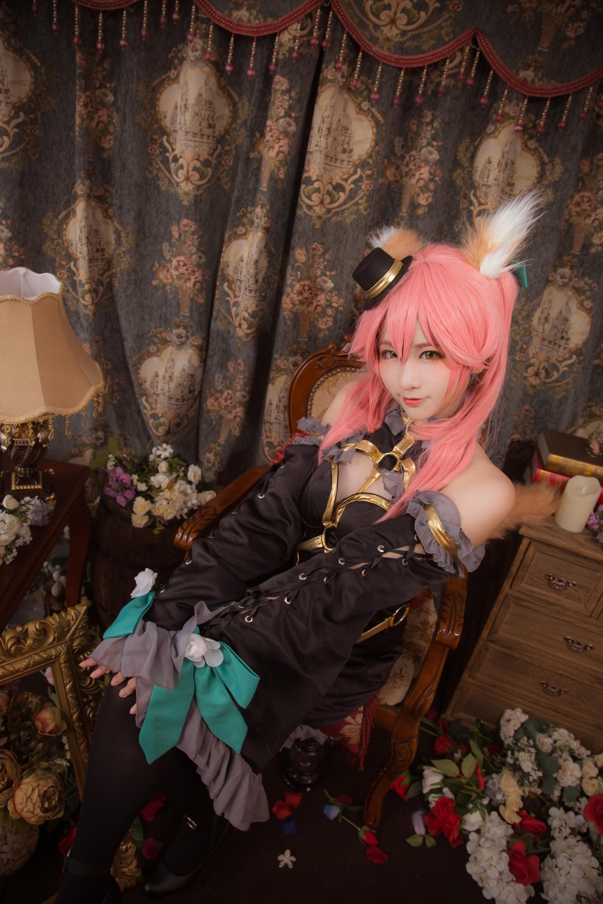 图片[2]-绫Aya – NO.03 FATEEXTEL-玉藻前-漆黑魔术师-COS世界