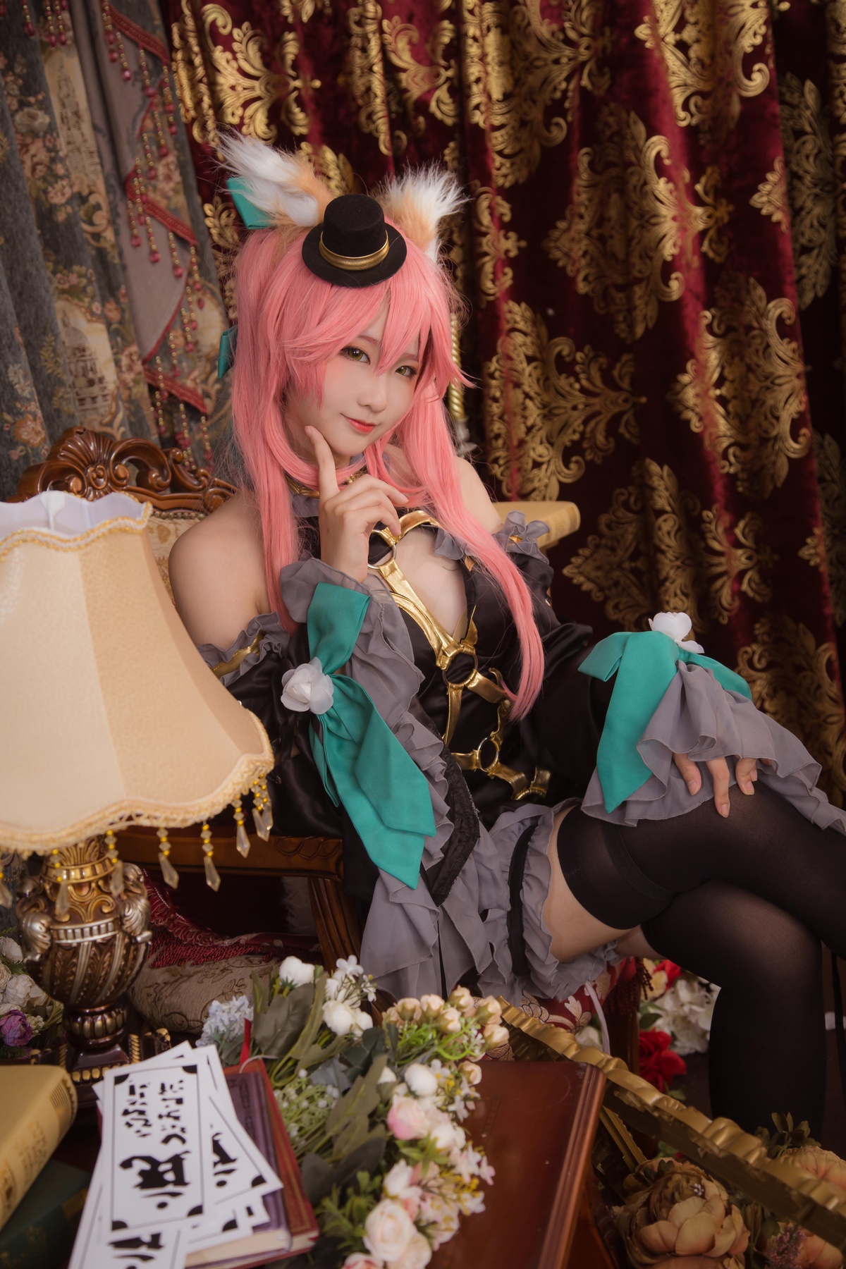 图片[3]-绫Aya – NO.03 FATEEXTEL-玉藻前-漆黑魔术师-COS世界